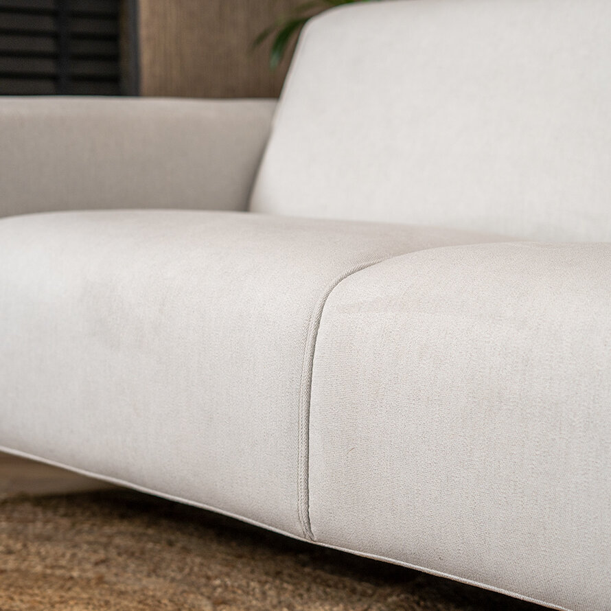 Sofa Vegas 2,5-Sitzer Stoff meliert off white