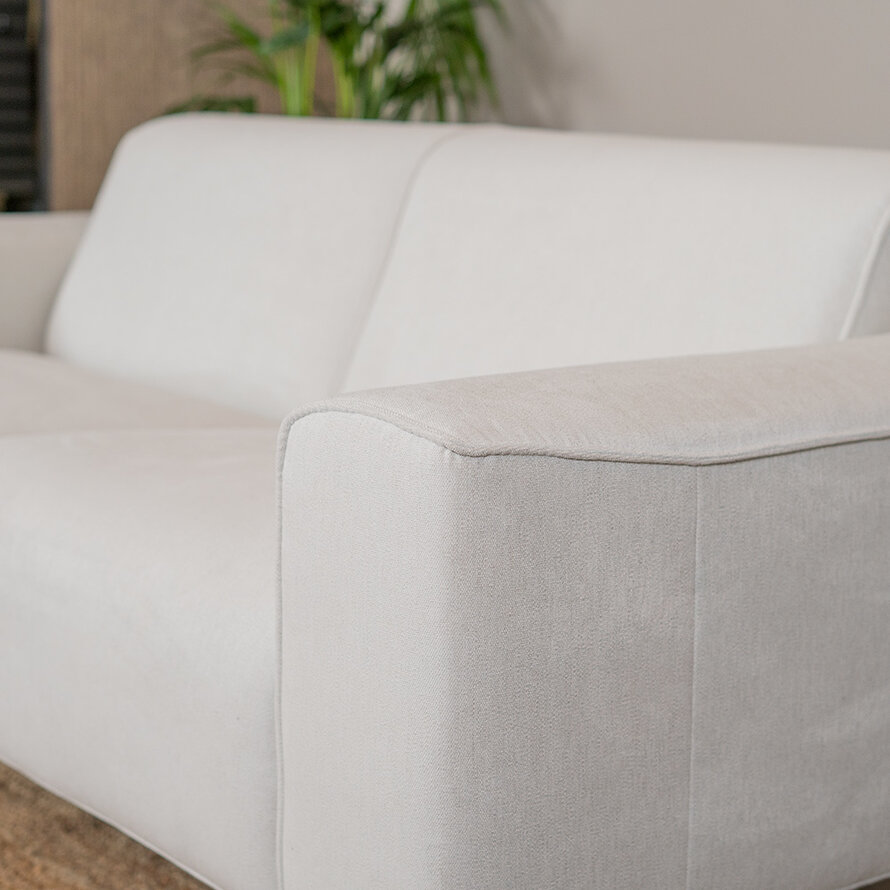 Sofa Vegas 2,5-Sitzer Stoff meliert off white