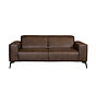 Leder Sofa Vegas 2,5-Sitzer braun