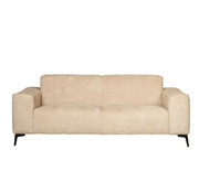 Bronx71 Bouclé Sofa Vegas 2,5-Sitzer beige