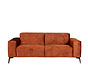 Samt Sofa Vegas 2,5-Sitzer kupfer