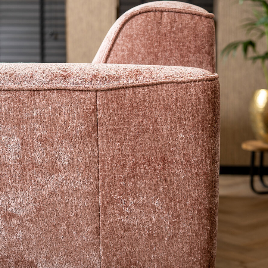 Sofa Vegas 2,5-Sitzer Chenille rosa