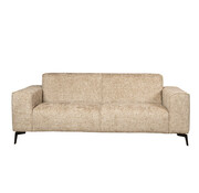 Bronx71 Chenille Sofa Vegas 2,5-Sitzer taupe