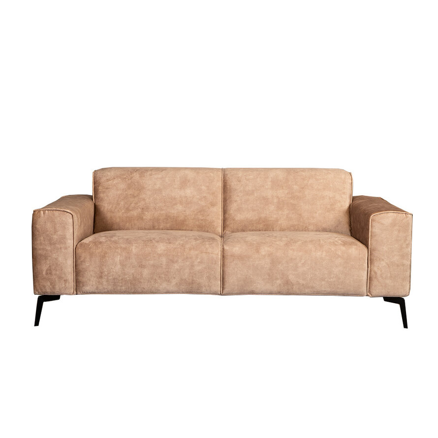 Samt Sofa Vegas 2,5-Sitzer taupe