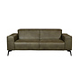 Leder Sofa Vegas 2,5-Sitzer olivgrün