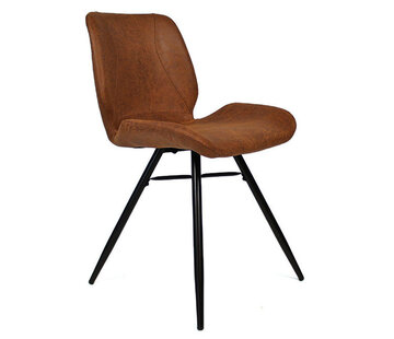 Bronx71 Stuhl Eco-Leder Barrel cognac