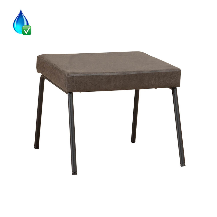 Hocker Espen Eco-Leder anthrazit