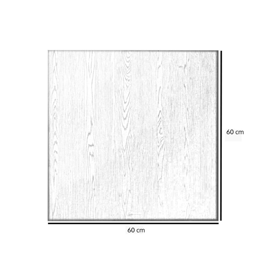 Tischplatte Roan quadratisch schwarz Melamin 60 x 60 cm