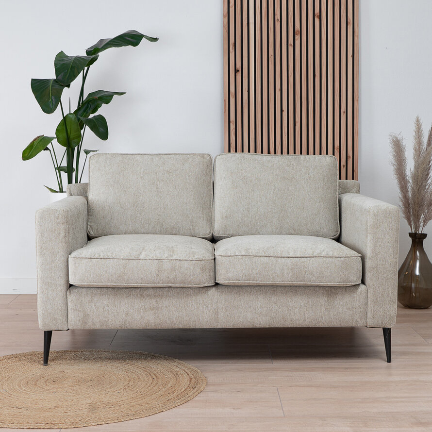 Sofa 2-Sitzer Orlando Stoff taupe