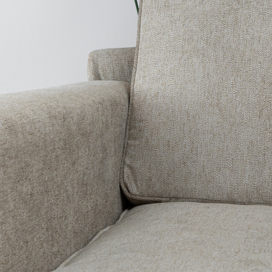 Sofa 2-Sitzer Orlando Stoff taupe