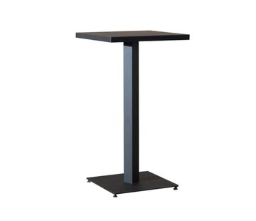 Bronx71 Bartisch Nils quadratisch schwarz Melamin  60x60x109 cm