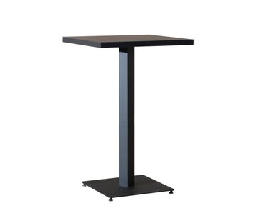 Bronx71 Bartisch Nils quadratisch schwarz Melamin 70x70x109 cm