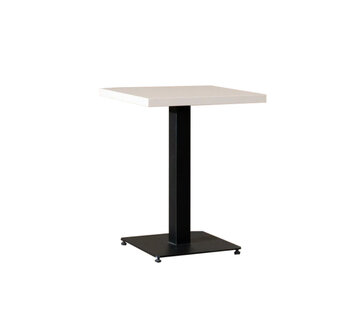 Bronx71 Bistrotisch Nils quadratisch beige Melamin 60x60x77 cm