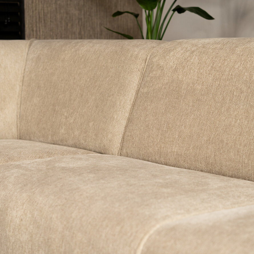 Ecksofa Vegas Stoff taupe links/rechts