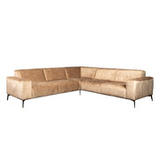 Ecksofa Vegas Samt taupe links/rechts