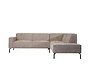 Ecksofa Kansas Stoff taupe rechts
