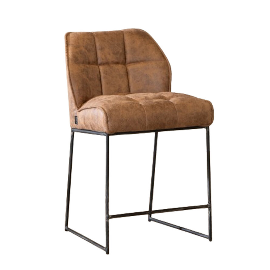 Barhocker Abel Microfaser cognac 70 cm