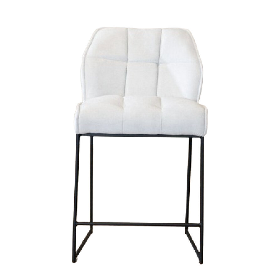 Barhocker Jelle Stoff off white 70 cm