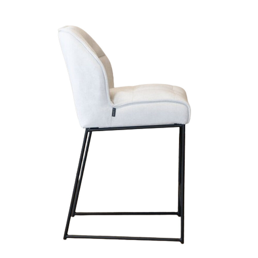 Barhocker Jelle Stoff off white 70 cm