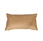 Kissen Kyla Eco-Leder beige 25x45 cm