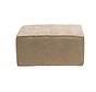 Chenille Hocker Memphis rechteckig taupe