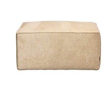 Bronx71 Stoff Hocker Memphis rechteckig taupe