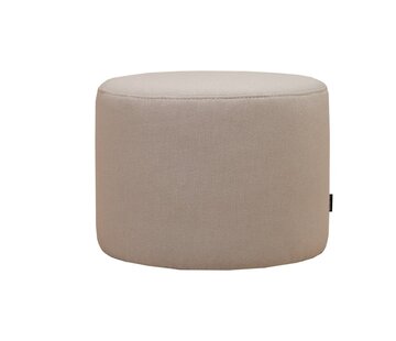 Bronx71 Hocker Hilda rund Stoff grau
