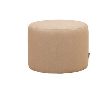 Bronx71 Hocker Hilda rund Stoff taupe