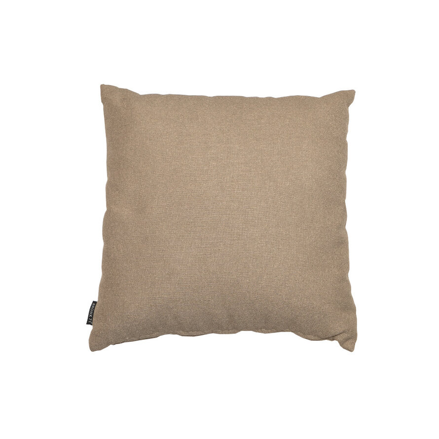 Kissen Hilda Stoff taupe 45x45 cm