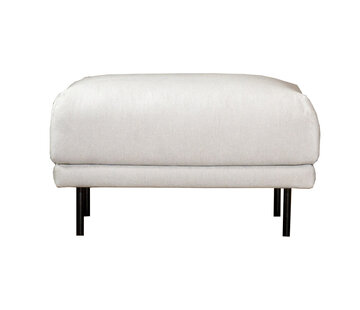 Bronx71 Hocker Denver Stoff rechteckig off white