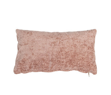 Bronx71 Kissen Juna Chenille Stoff rosa 25x45 cm