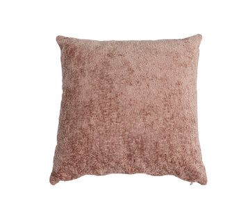 Bronx71 Kissen Juna Chenille Stoff rosa 45x45 cm