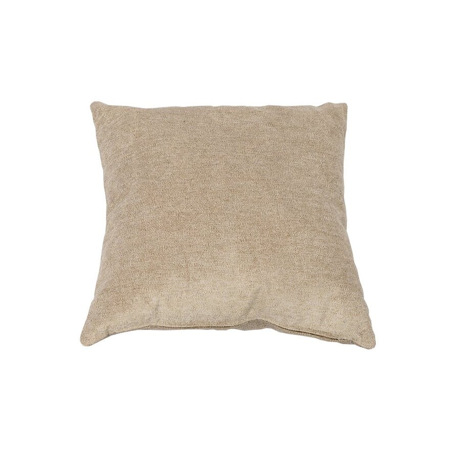 Stoff Kissen Myles taupe 45x45 cm