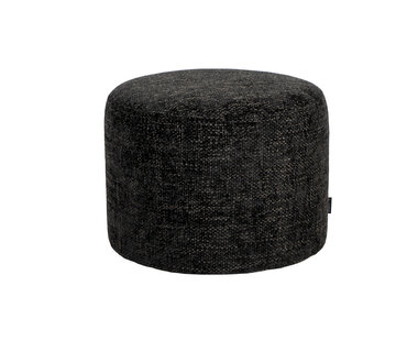 Bronx71 Hocker Feline Chenille schwarz