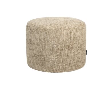 Bronx71 Hocker Feline Chenille taupe