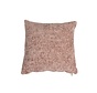 Kissen Feline Chenille Stoff rosa 45x45 cm