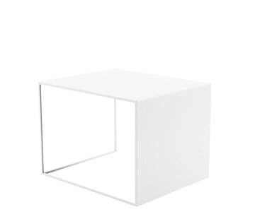 Bronx71 Couchtisch Gianni Metall weiß 40 cm hoch