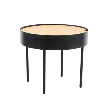 Bronx71 Couchtisch rund Zita schwarz