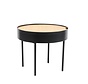 Couchtisch rund Zita schwarz