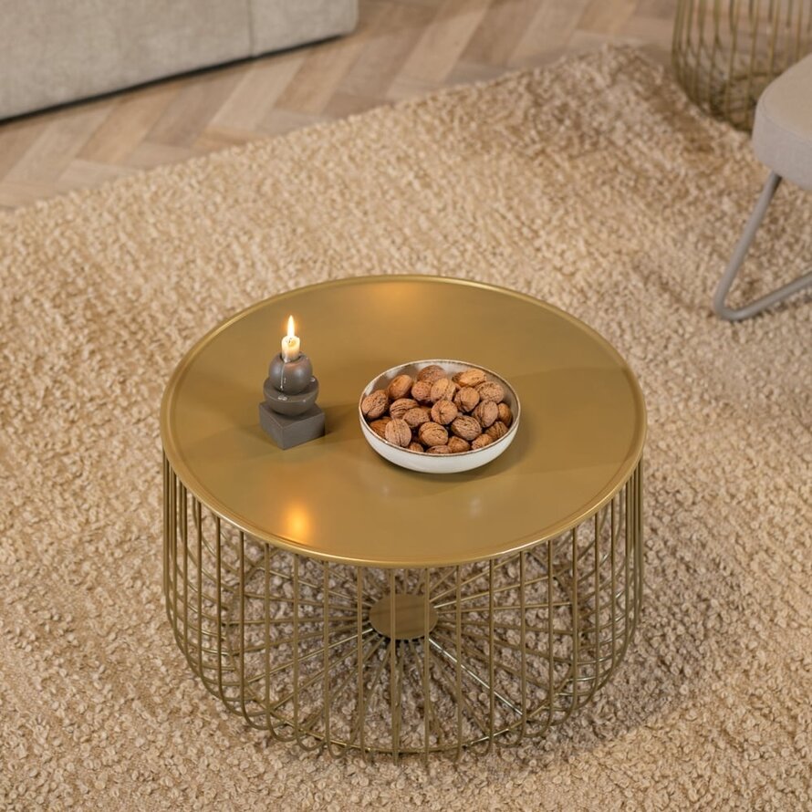 Couchtisch Senna Metall Gold