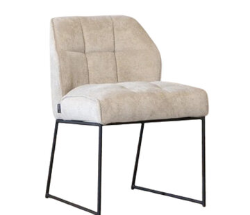 Bronx71 Polsterstuhl Jelle Stoff taupe