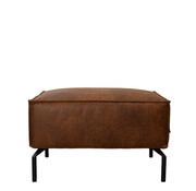 Bronx71 Hocker Kansas Eco-Leder cognac