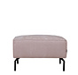 Hocker Kansas Stoff rosa