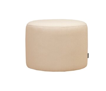 Bronx71 Hocker Hilda rund Stoff off white