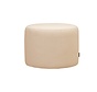 Hocker Hilda rund Stoff off white