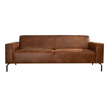 Bronx71 Ledersofa Kansas 3-Sitzer cognac