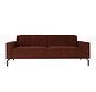 Chenille Sofa Kansas 3-Sitzer kupfer