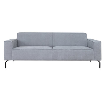 Bronx71 Chenille Sofa Kansas 3-Sitzer hellgrau
