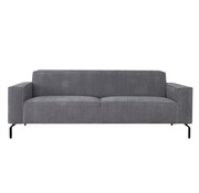 Bronx71 Chenille Sofa Kansas 3-Sitzer taupe