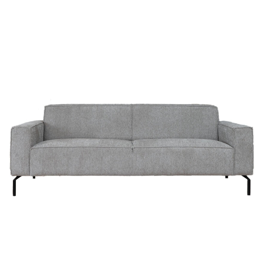 Sofa 3-Sitzer Kansas Stoff taupe